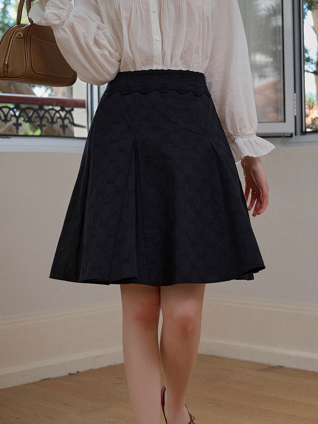 Charleigh Embroidery 100% Cotton Skirt