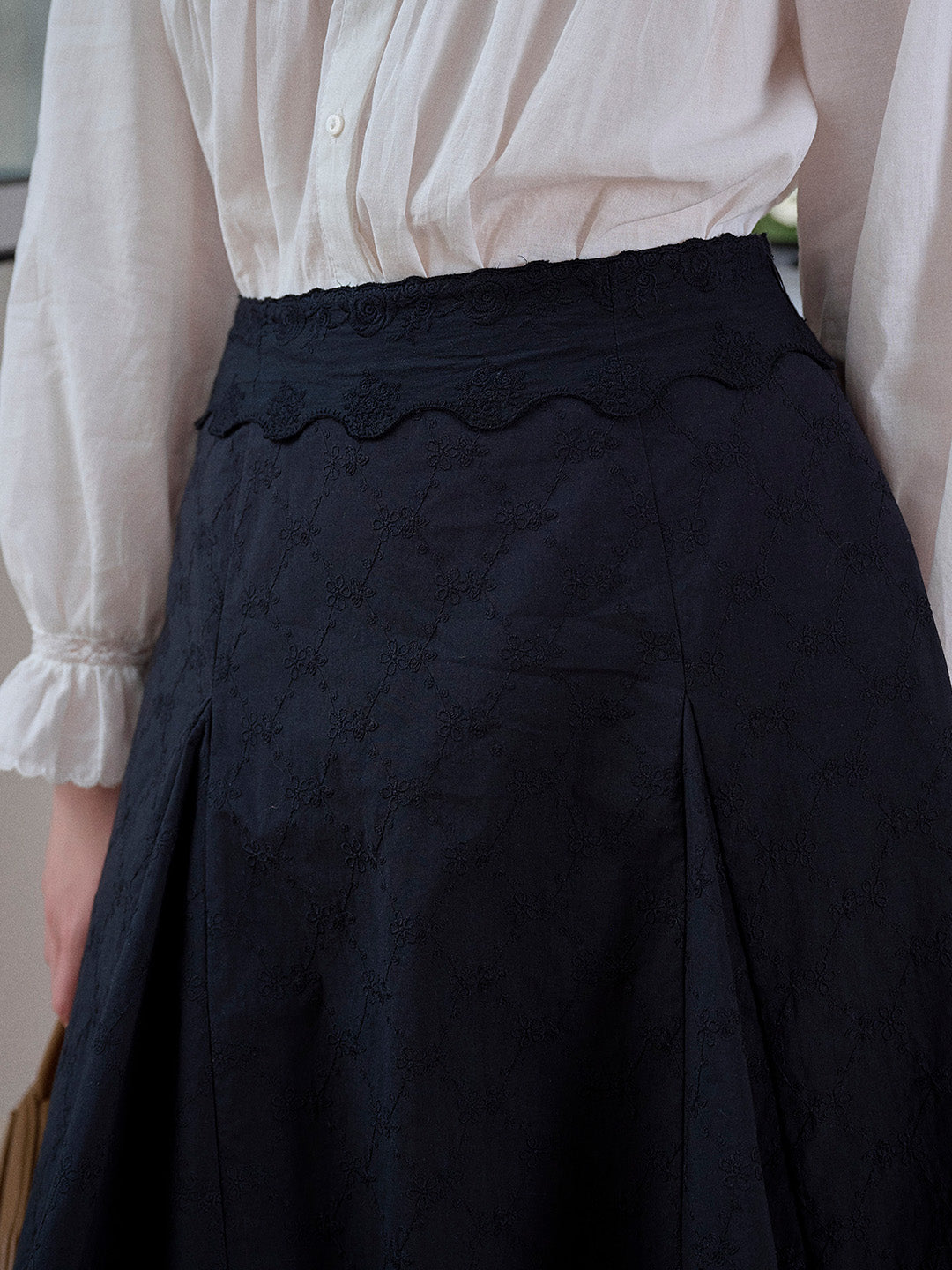 Charleigh Embroidery 100% Cotton Skirt