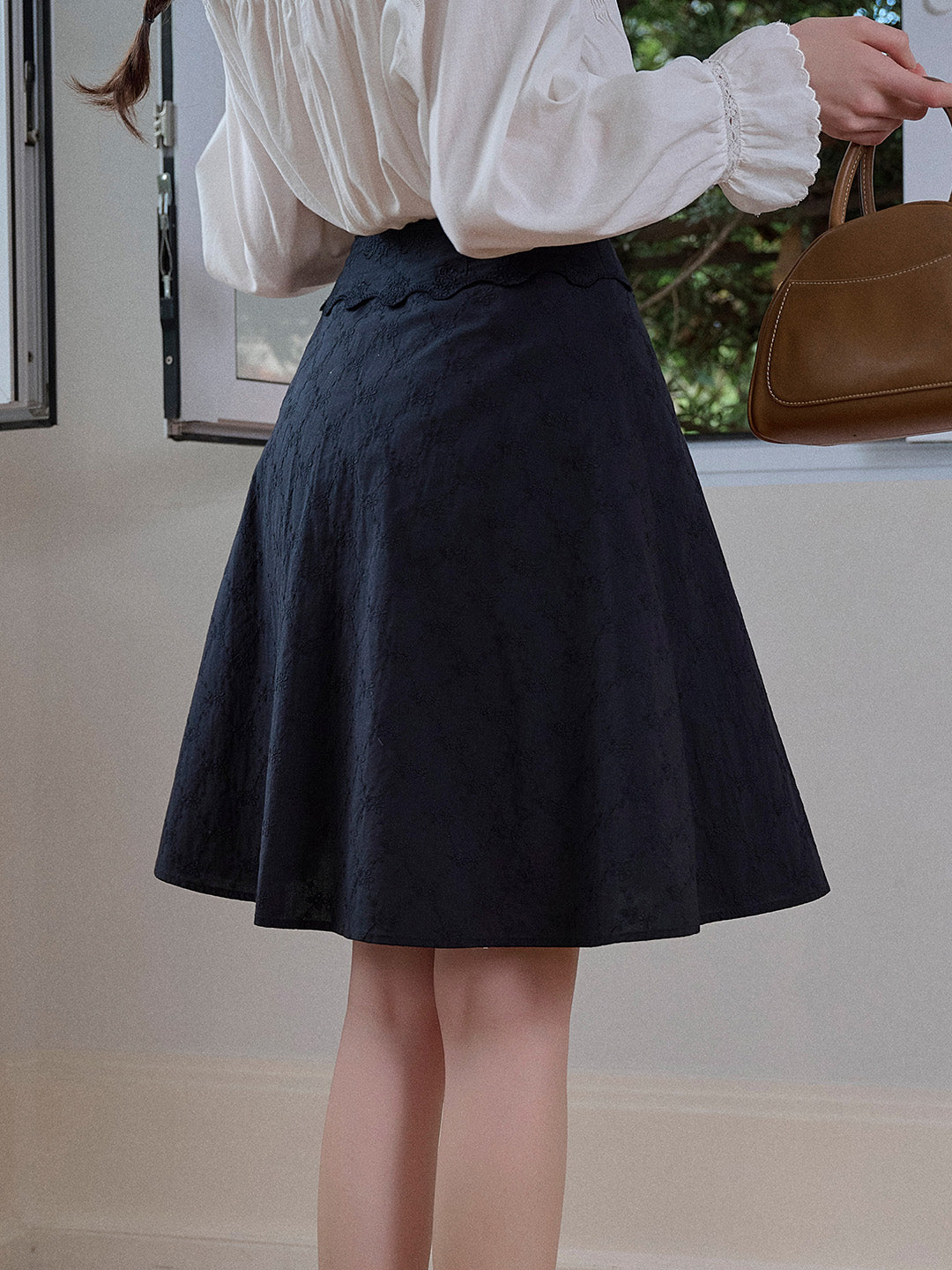 Charleigh Embroidery 100% Cotton Skirt