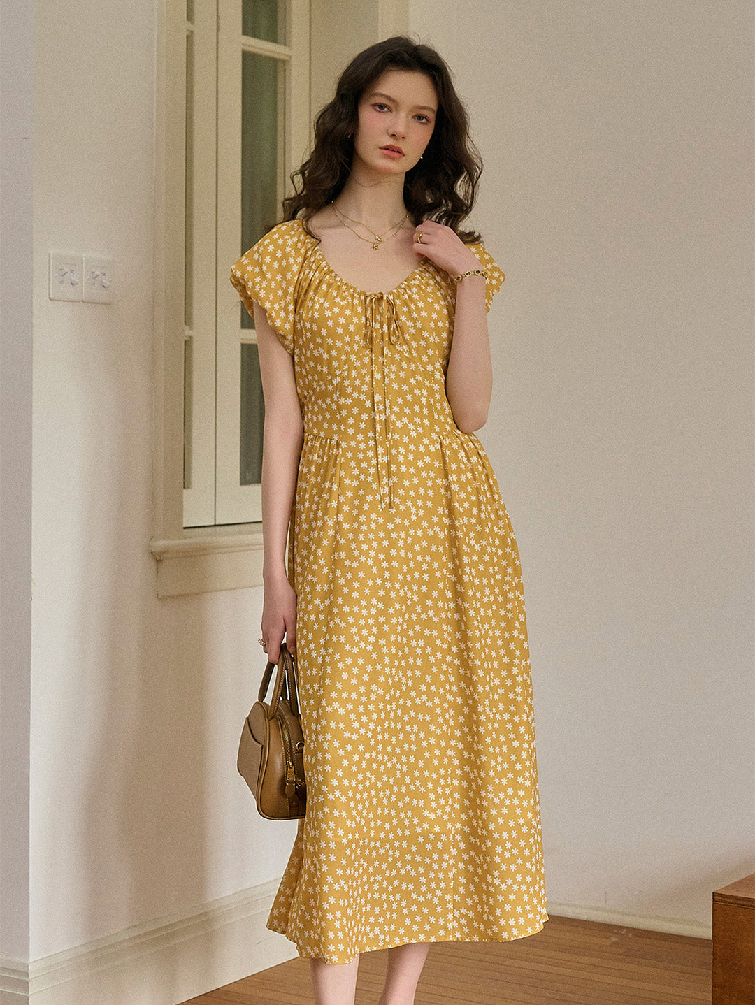 【Final Sale】Ariel V-Neck Floral Dress