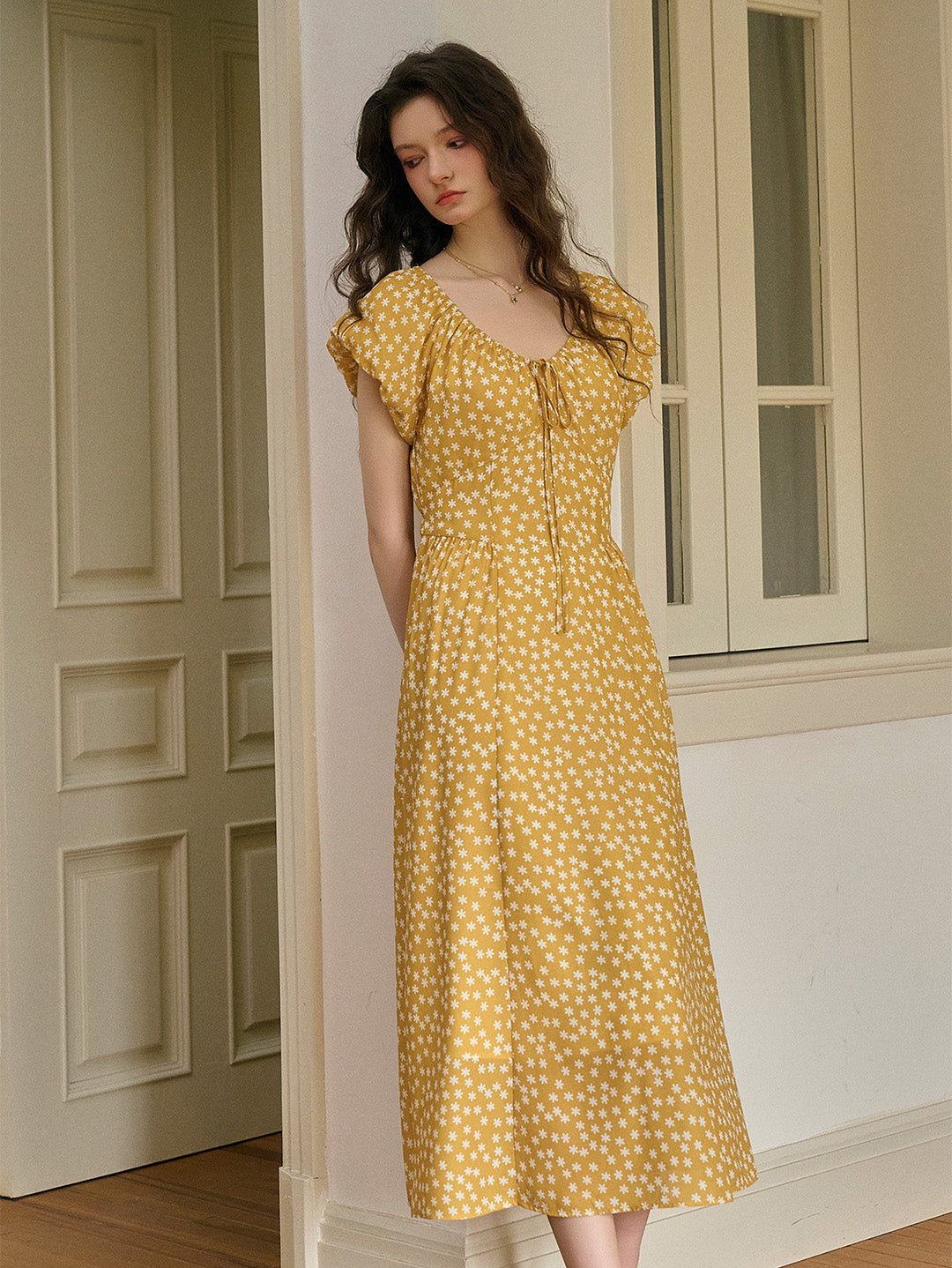 【Final Sale】Ariel V-Neck Floral Dress