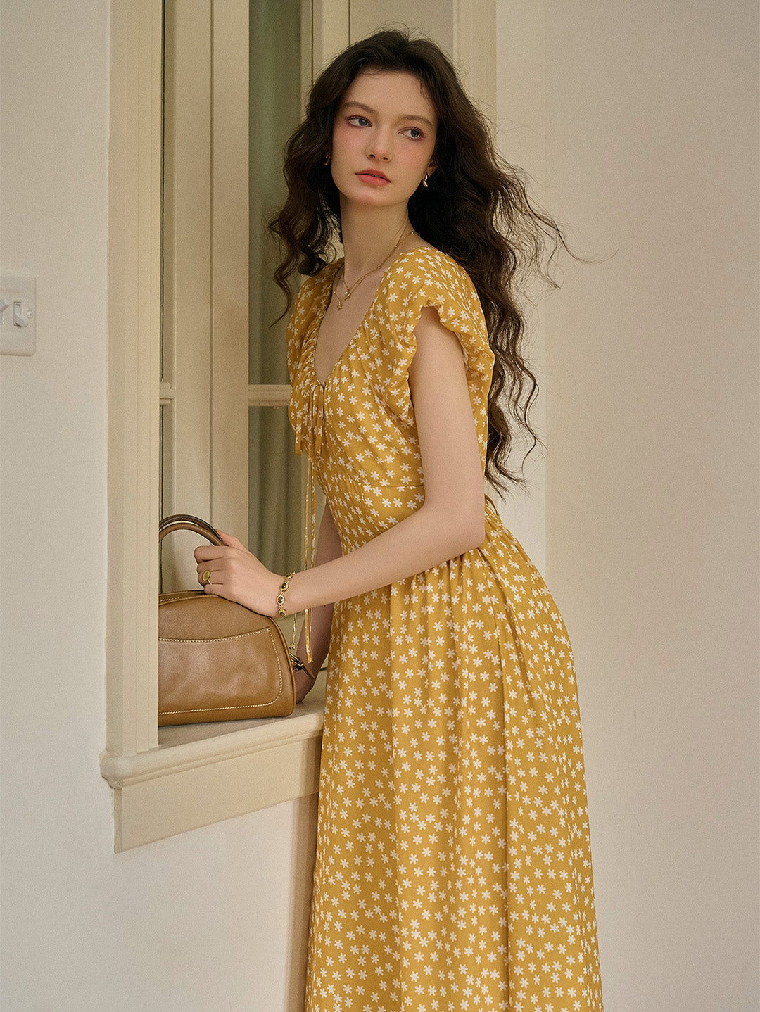 【Final Sale】Ariel V-Neck Floral Dress