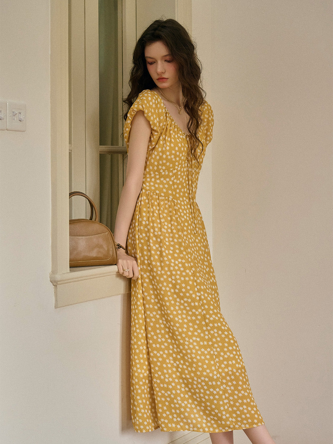 【Final Sale】Ariel V-Neck Floral Dress