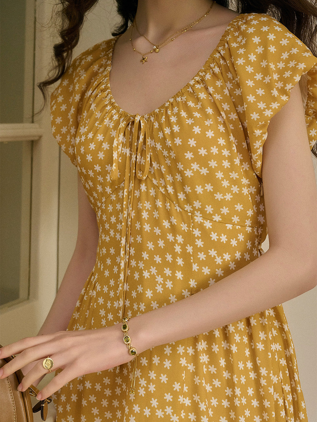 【Final Sale】Ariel V-Neck Floral Dress