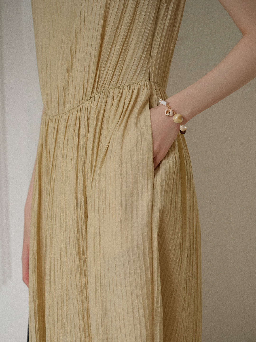 Jolene Ruffle Round Neck Sleeveless Dress