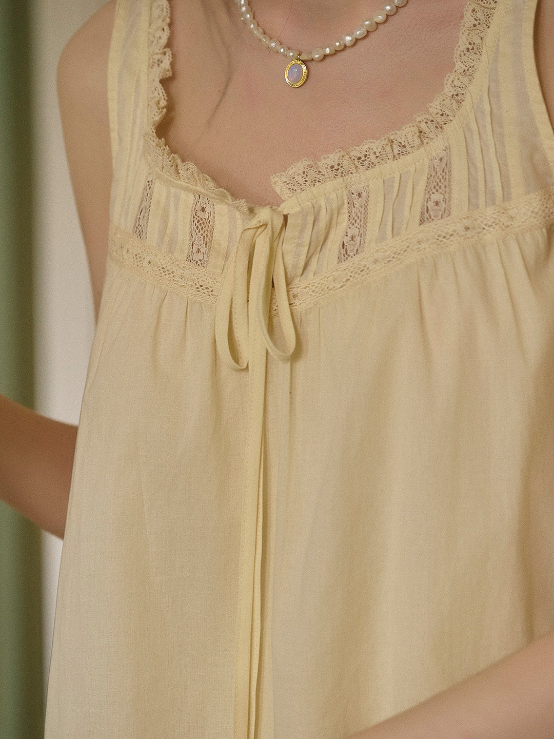 Bellamy Square Neck Sleeveless 100% Cotton Top