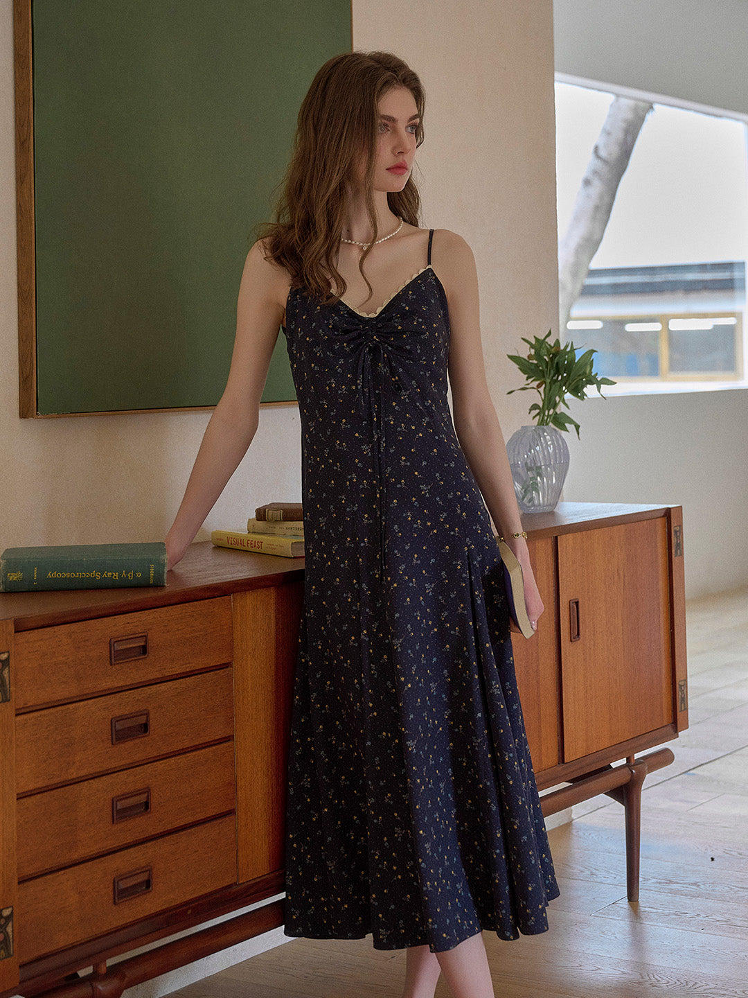 Charlotte Floral Suspender Dress