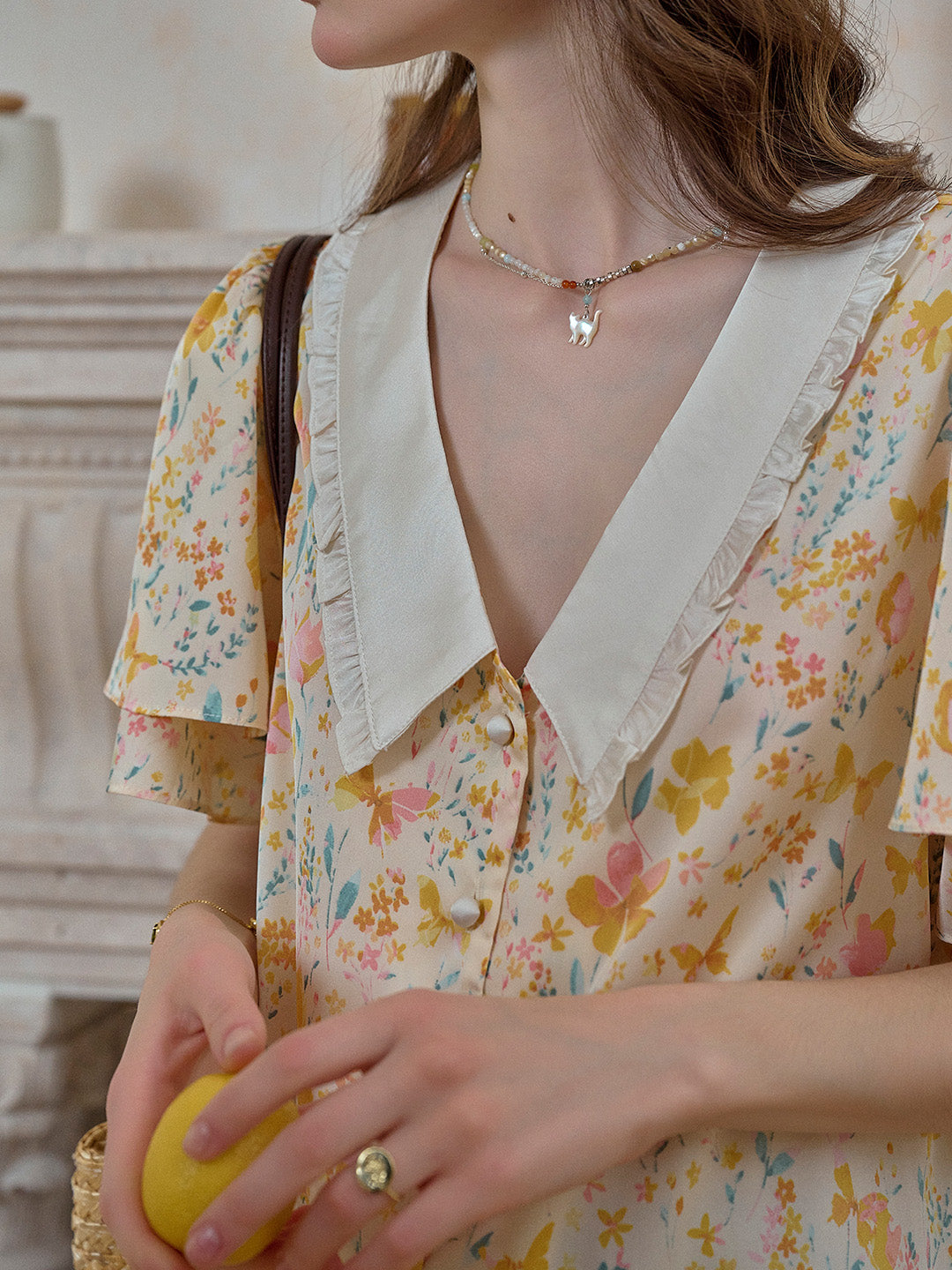 【Final Sale】Janelle V-Neck Shirt