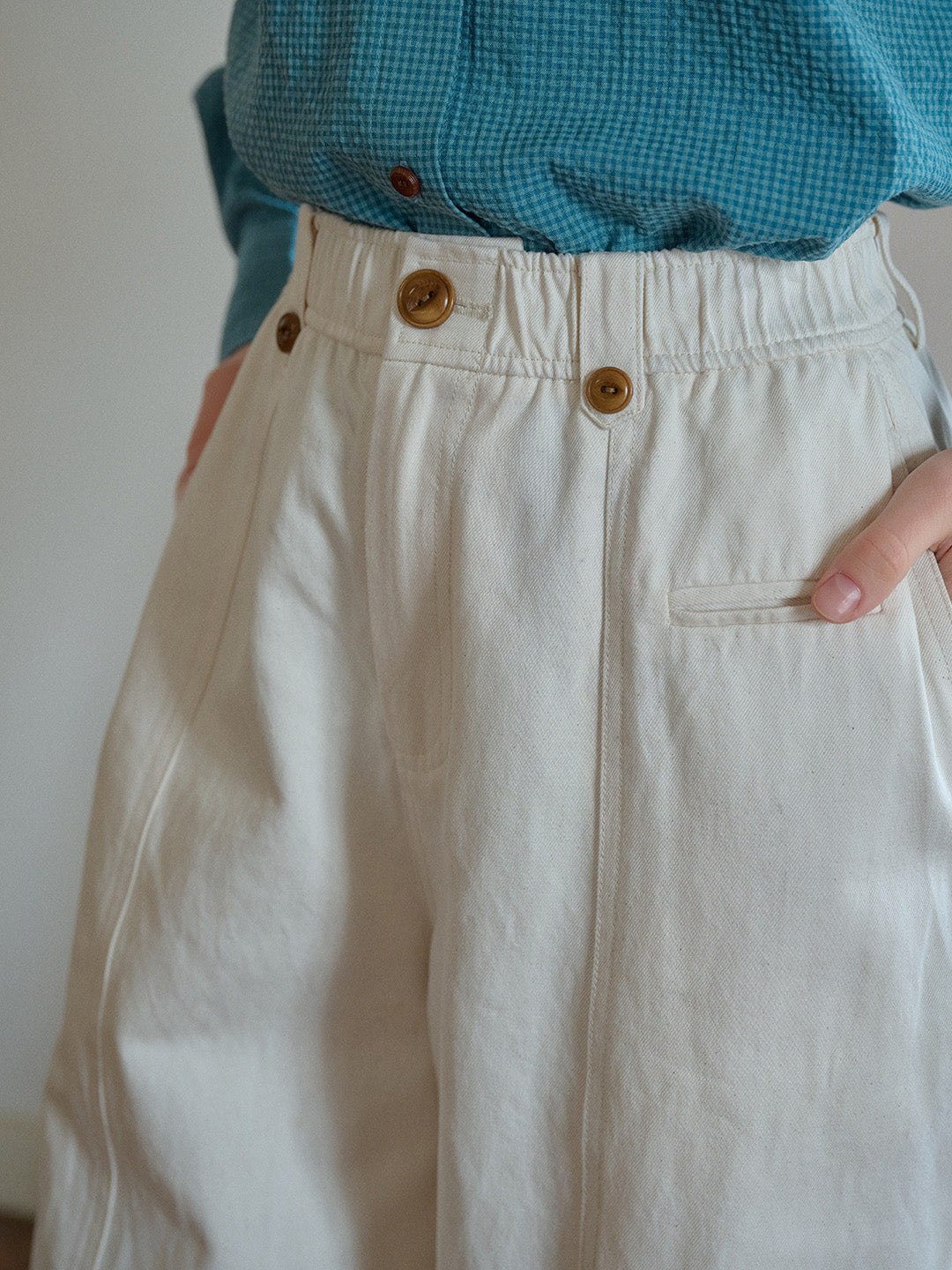 Maggie Lyocell Cotton Carrot Trousers