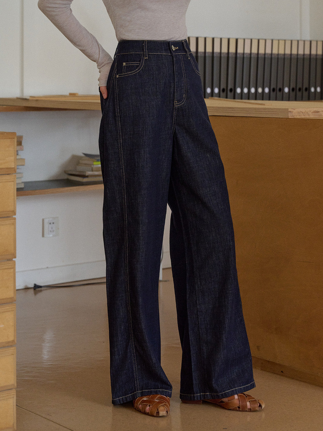 Nicole 100% Cotton Flare Jeans