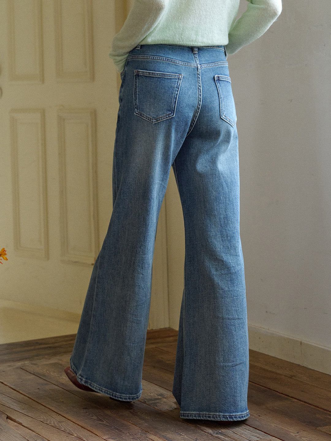Nicole 100% Cotton Flare Jeans