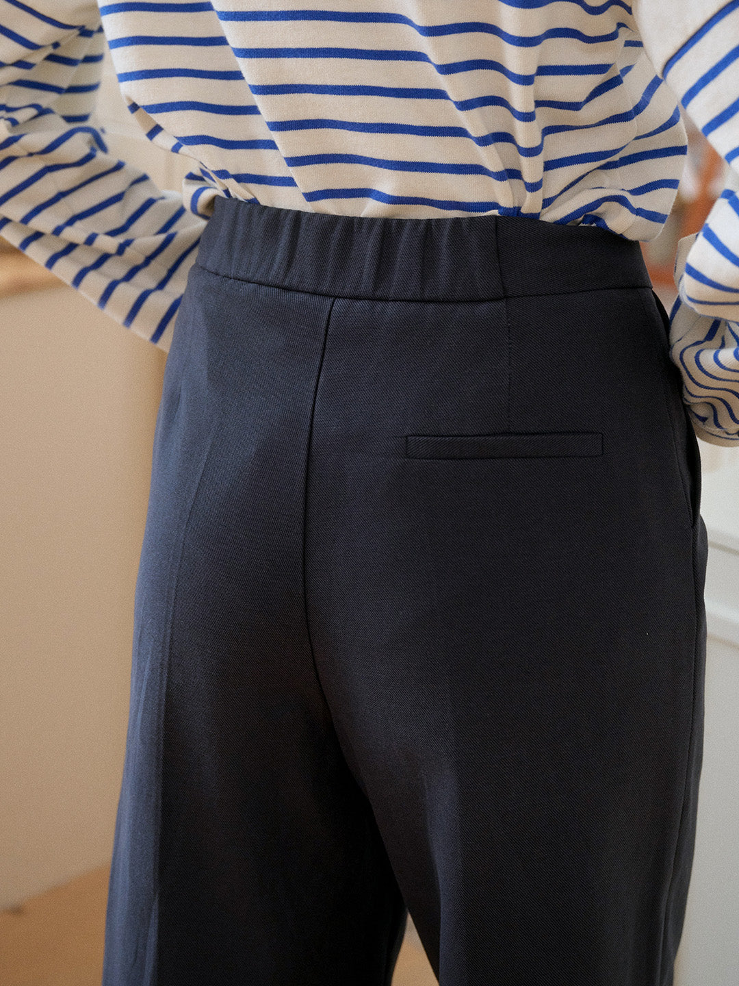 Mckenzie Straight Lyocell Cotton Trousers