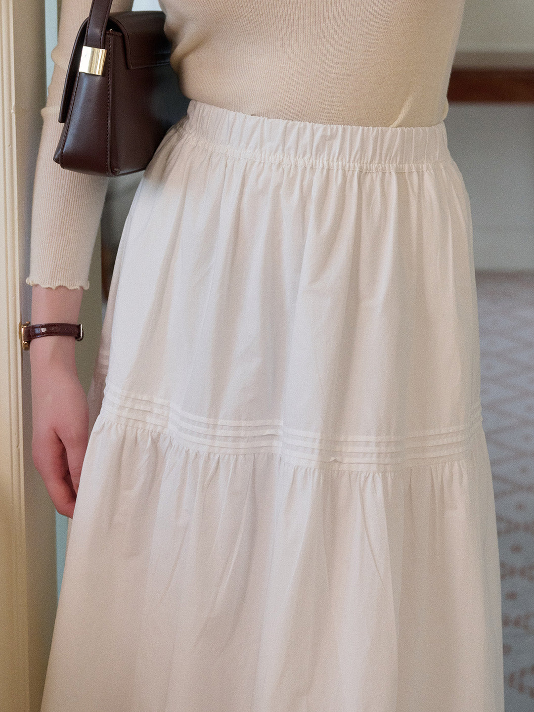 Bristol Midi 100% Cotton Skirt