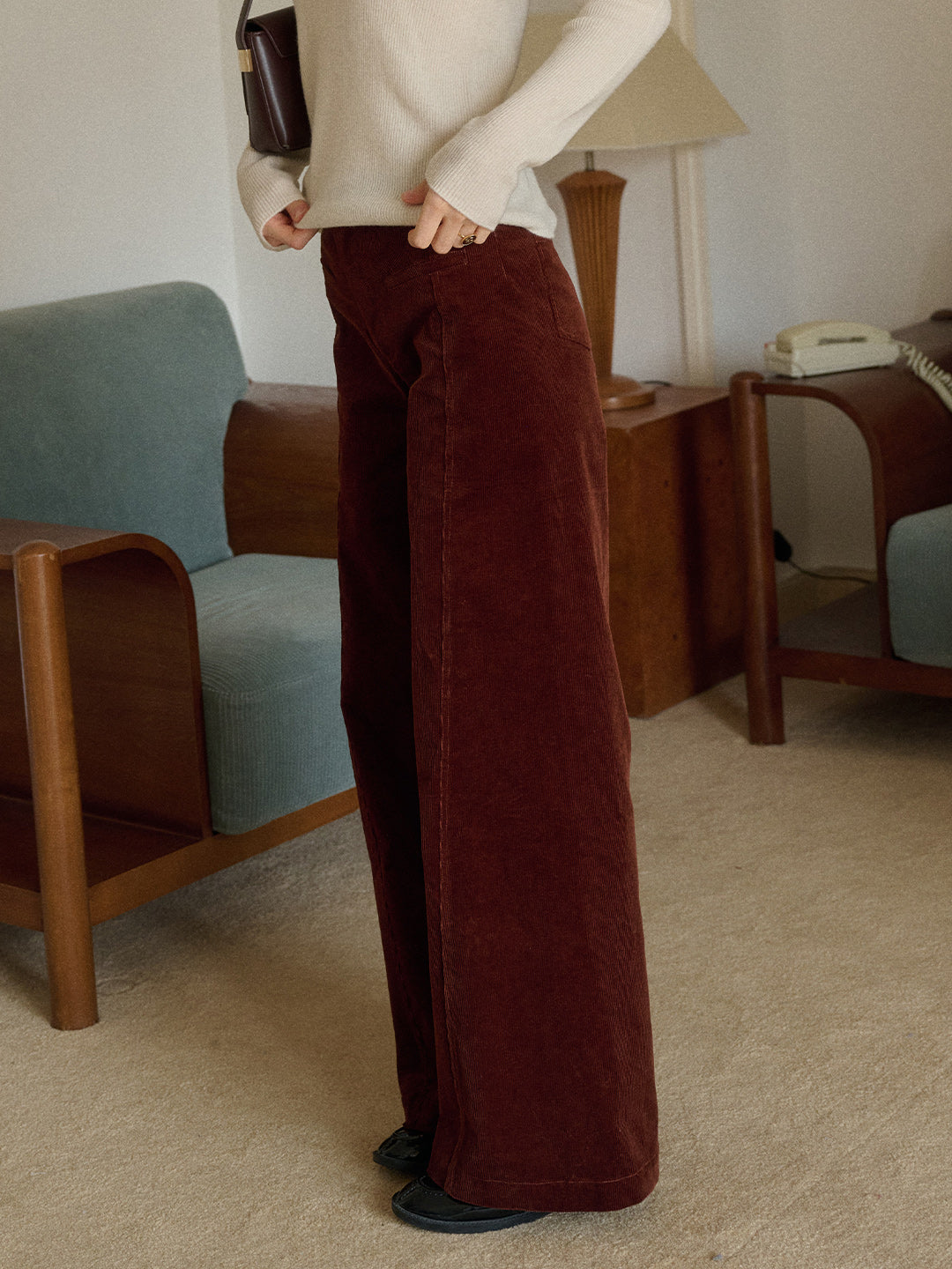 Winnie Straight Cotton Trousers