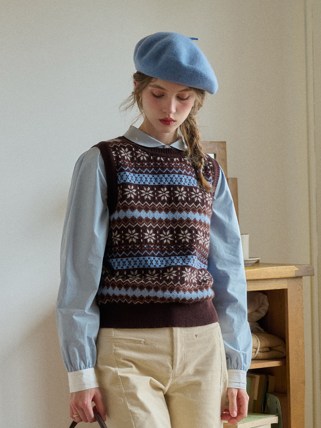 Kennedi Peter Pan Collar 100% Cotton Shirt