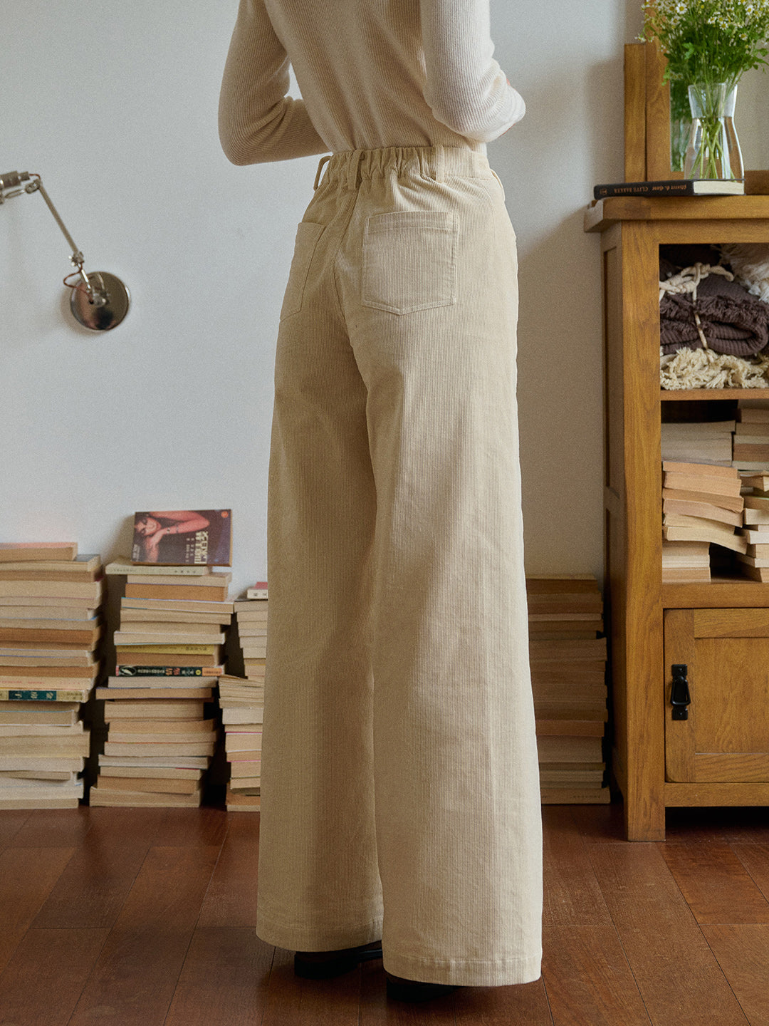 Winnie Straight Cotton Trousers