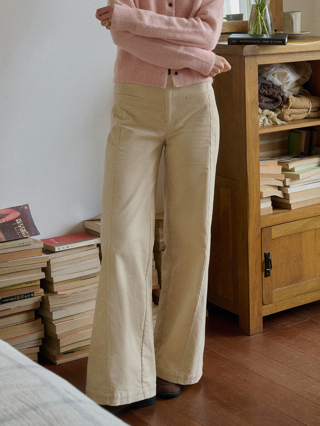 Winnie Straight Cotton Trousers