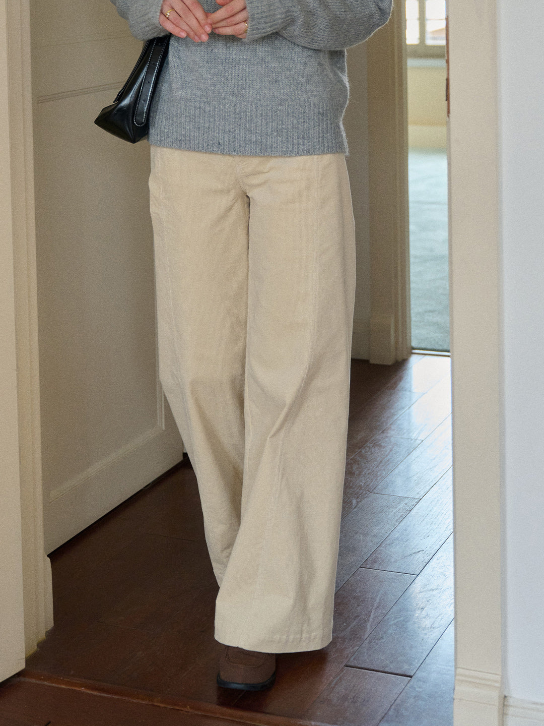Winnie Straight Cotton Trousers