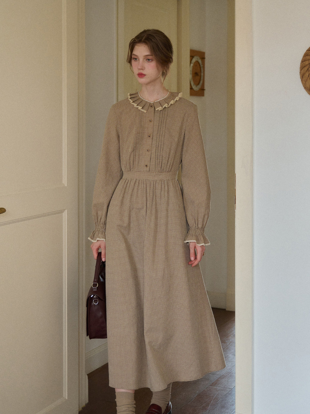 Romina Round Neck Cotton Dress