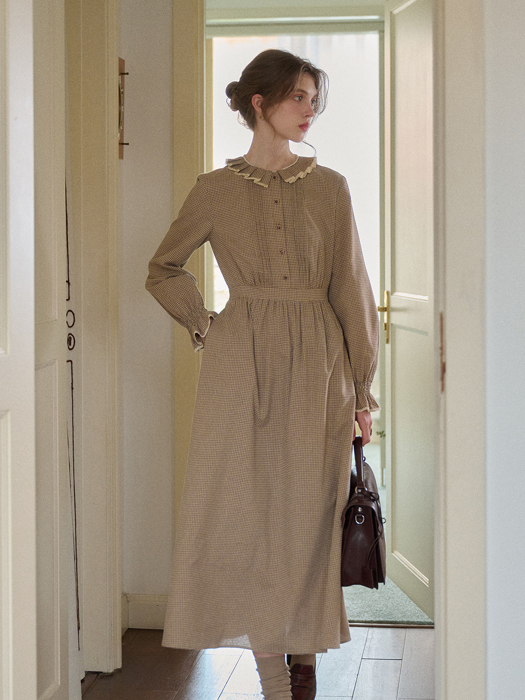 Romina Round Neck Cotton Dress