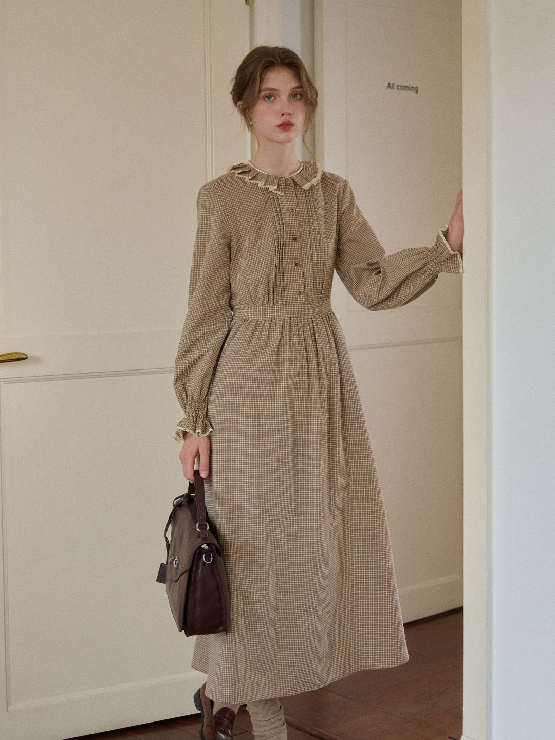 Romina Round Neck Cotton Dress