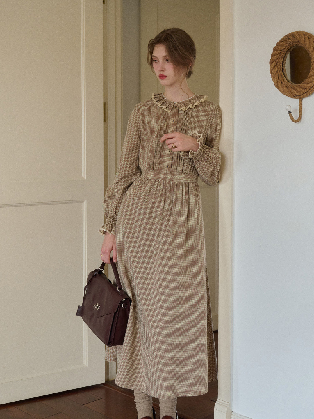 Romina Round Neck Cotton Dress