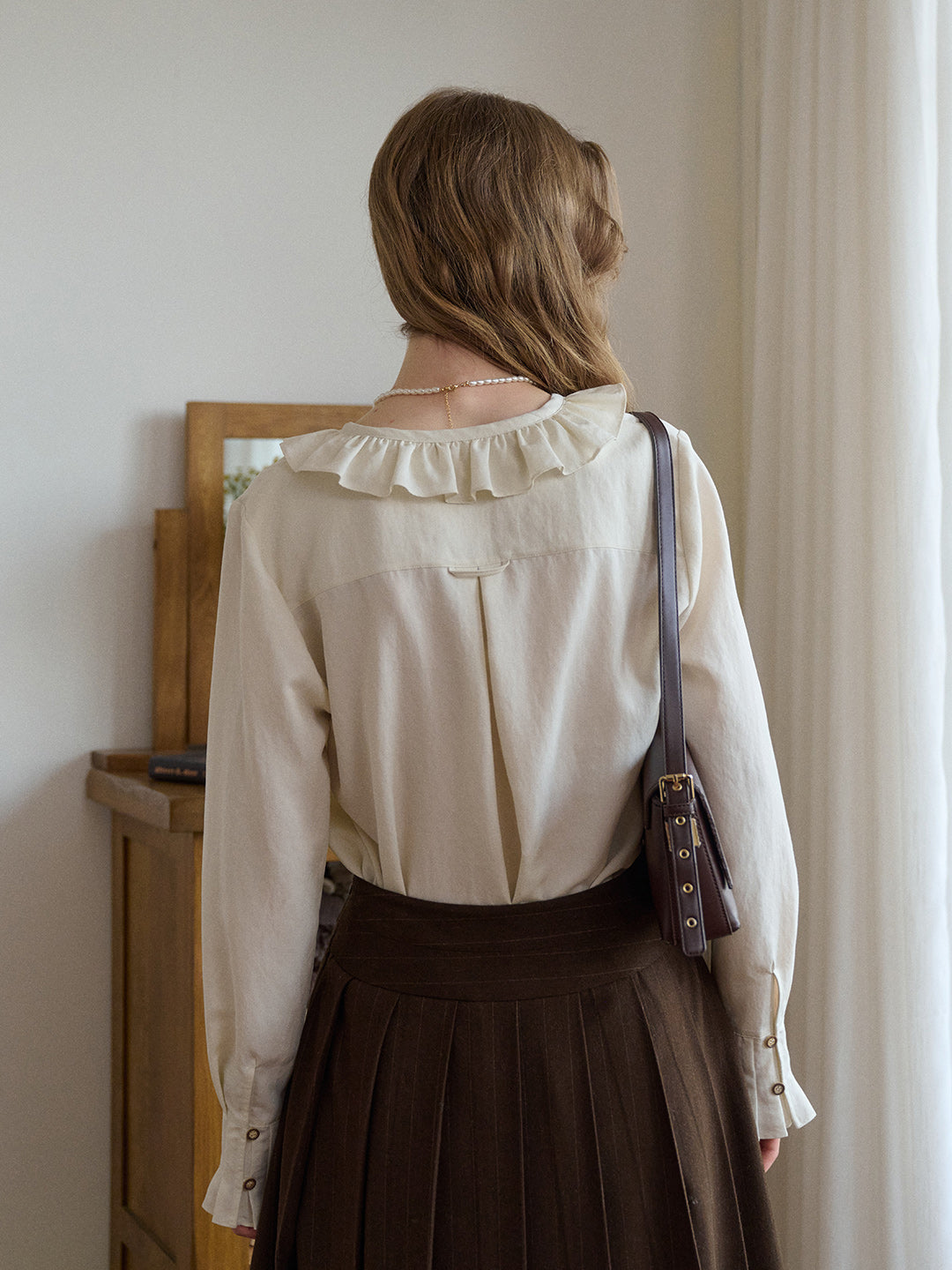 Kaitlyn V-Neck Lyocell Blouse
