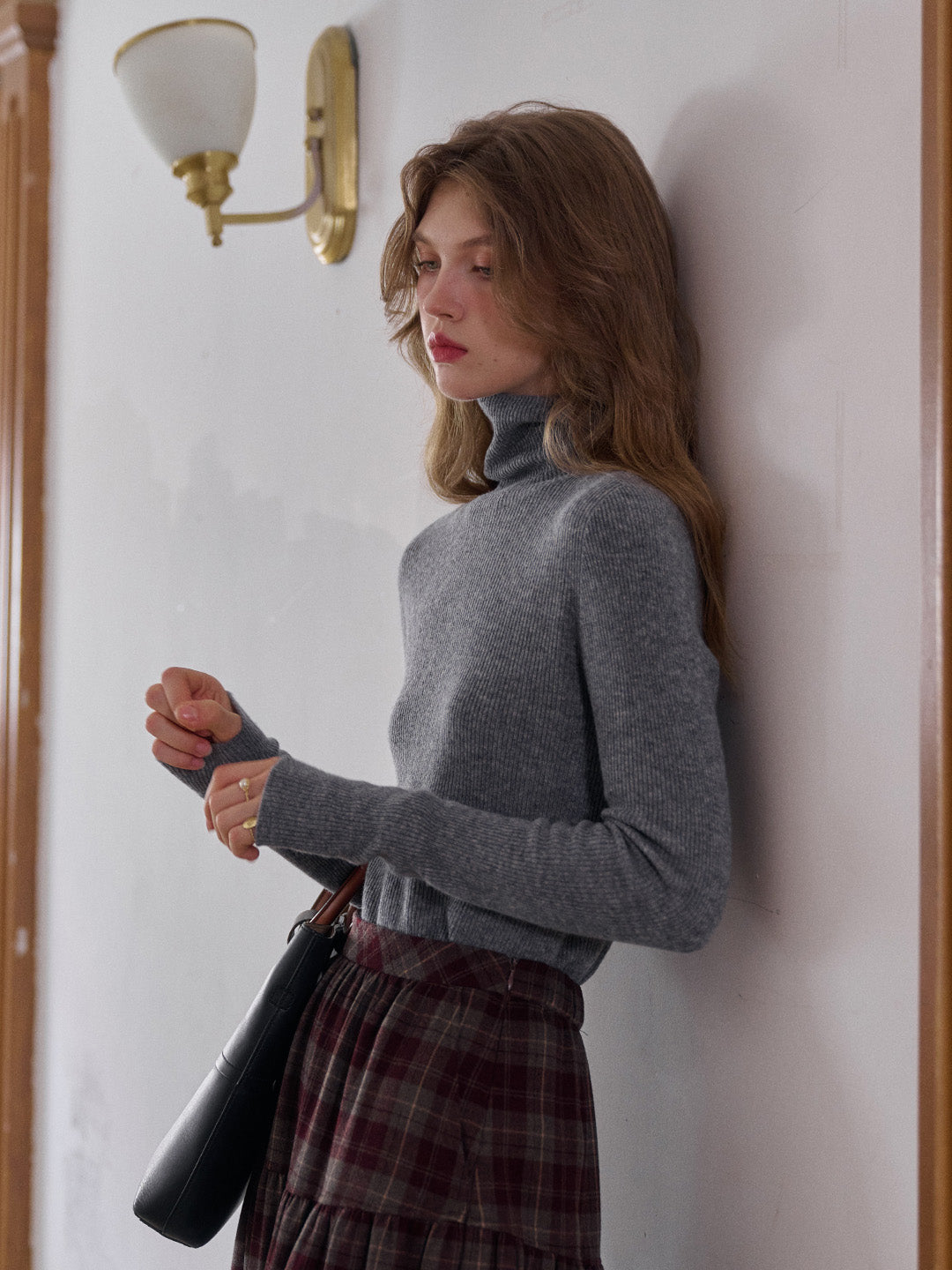 Erin Turtleneck 100% Wool Sweater