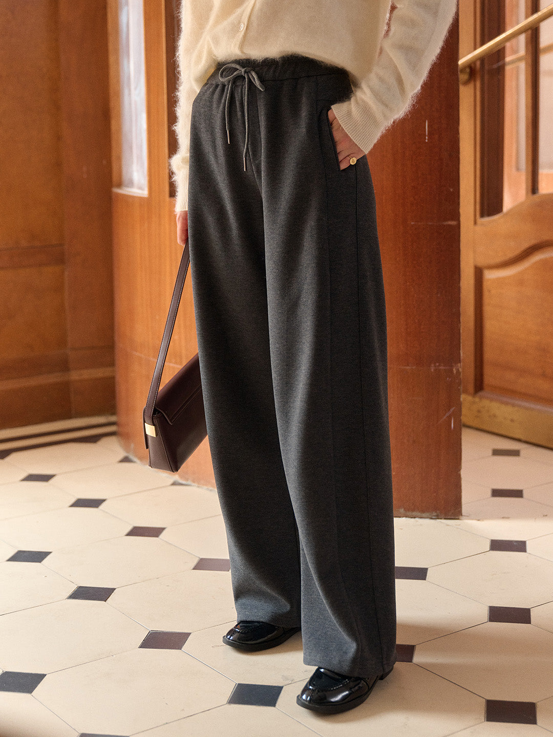 Galilea Straight Wool Trousers