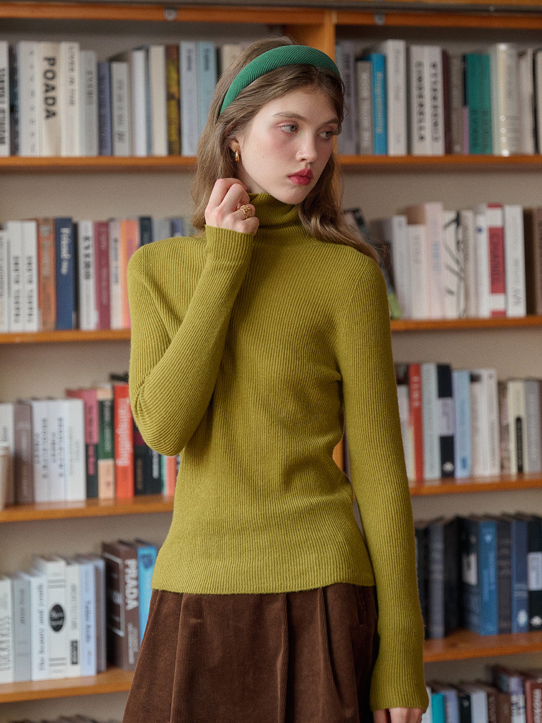 Erin Turtleneck 100% Wool Sweater