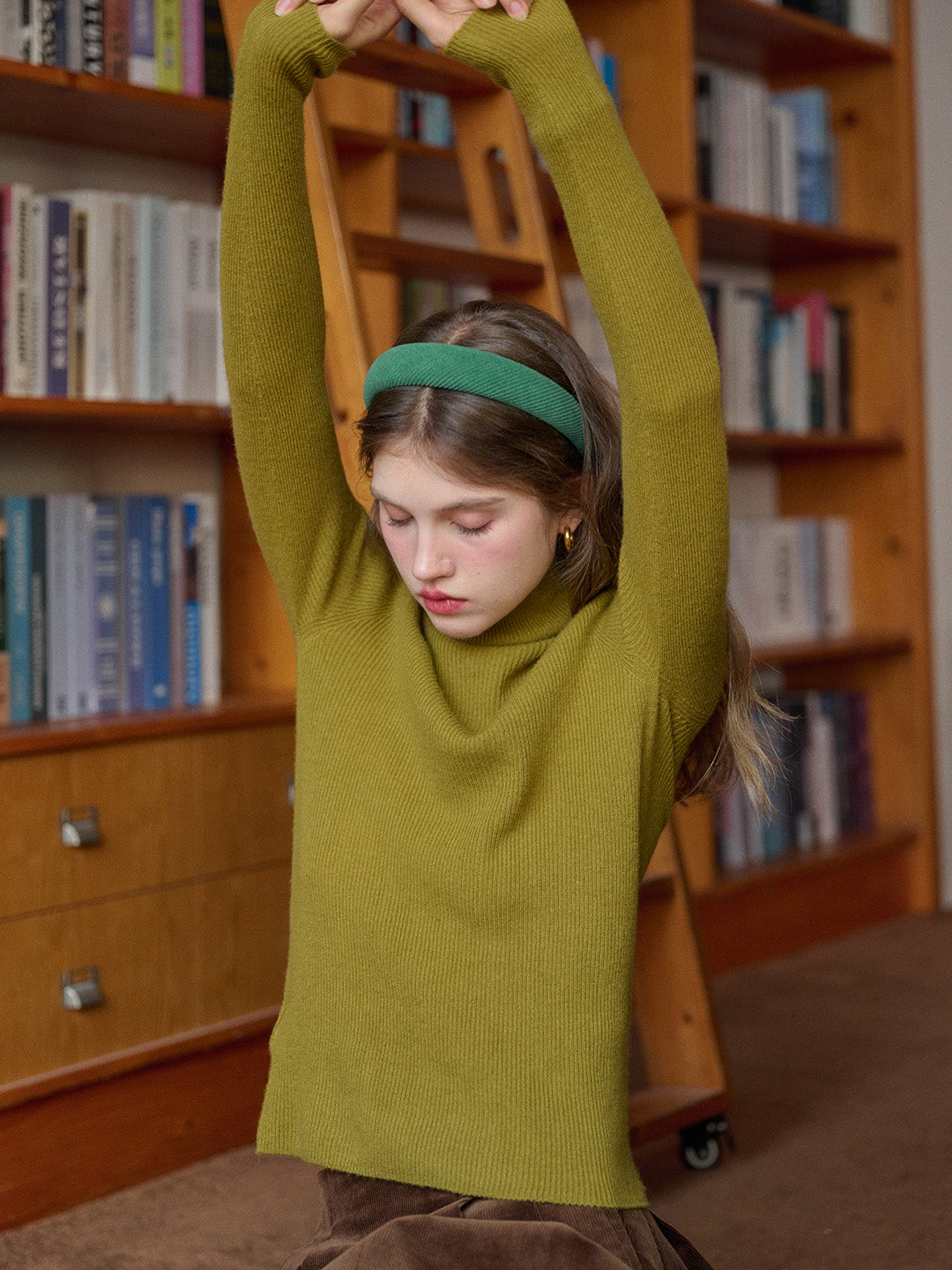 Erin Turtleneck 100% Wool Sweater