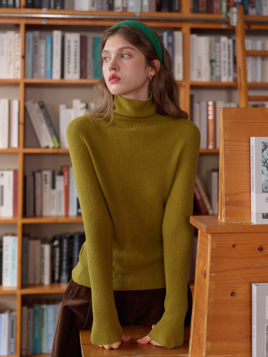 Erin Turtleneck 100% Wool Sweater