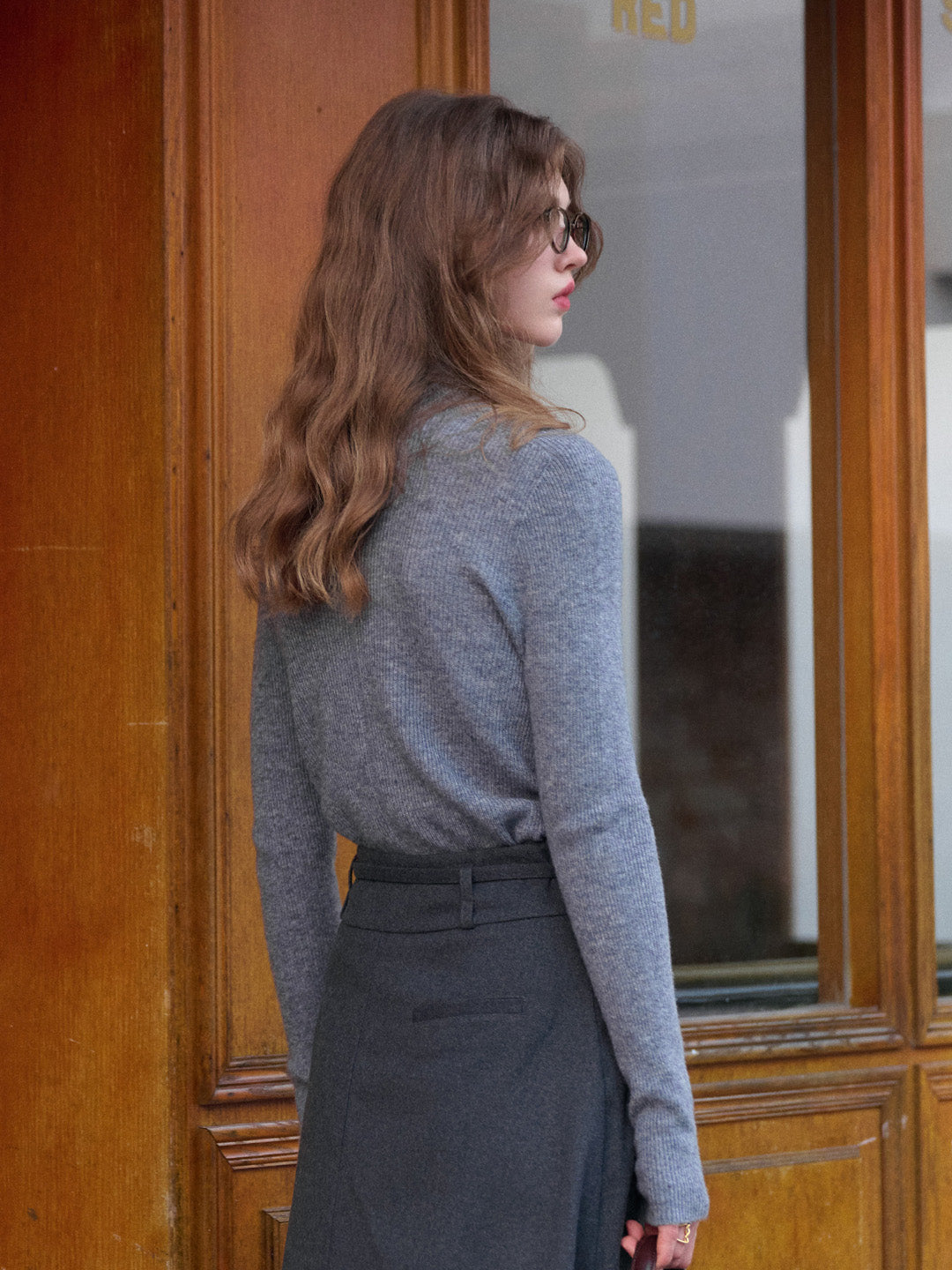 Erin Turtleneck 100% Wool Sweater