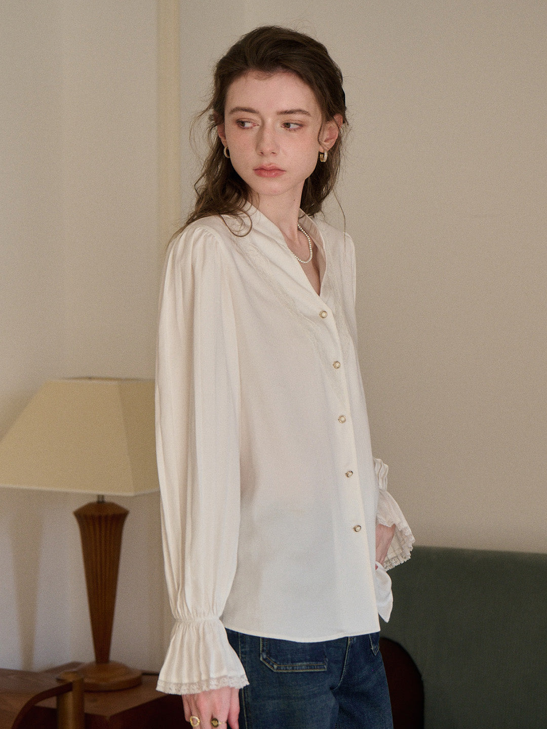 Sariyah V-Neck 100% Lyocell Blouse