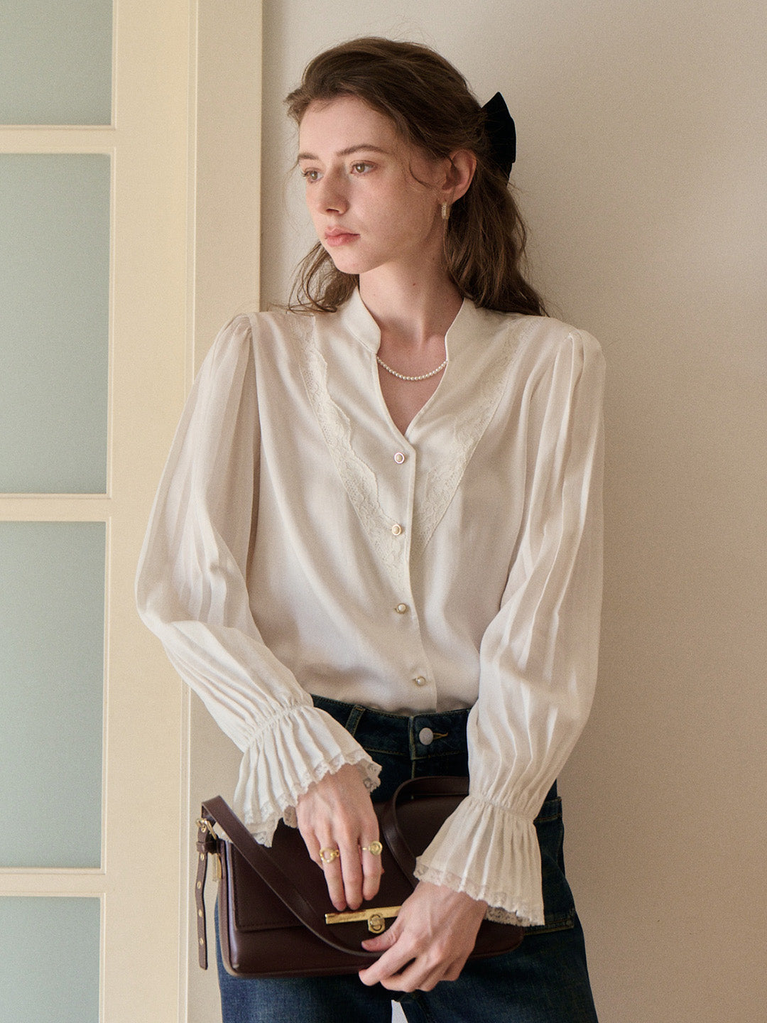 Sariyah V-Neck 100% Lyocell Blouse