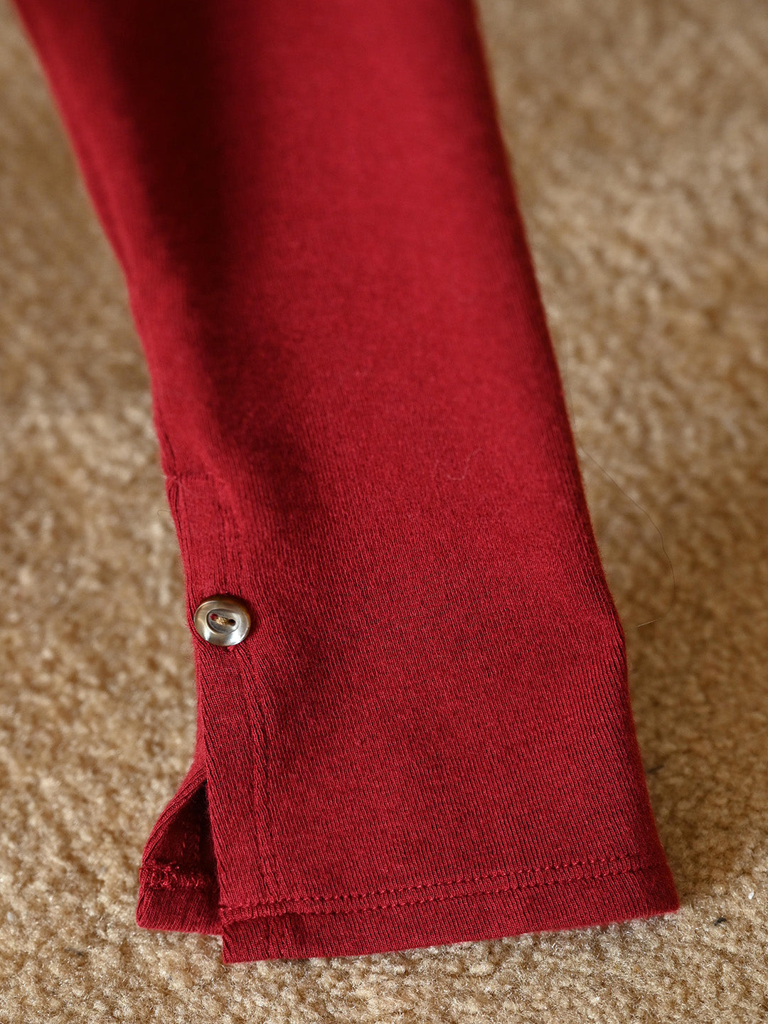 Jaliyah Slanted Placket Knit Top