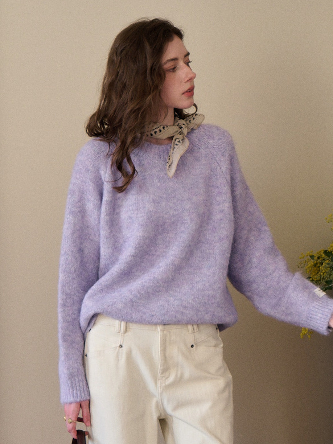 Paulina Round Neck Wool Sweater