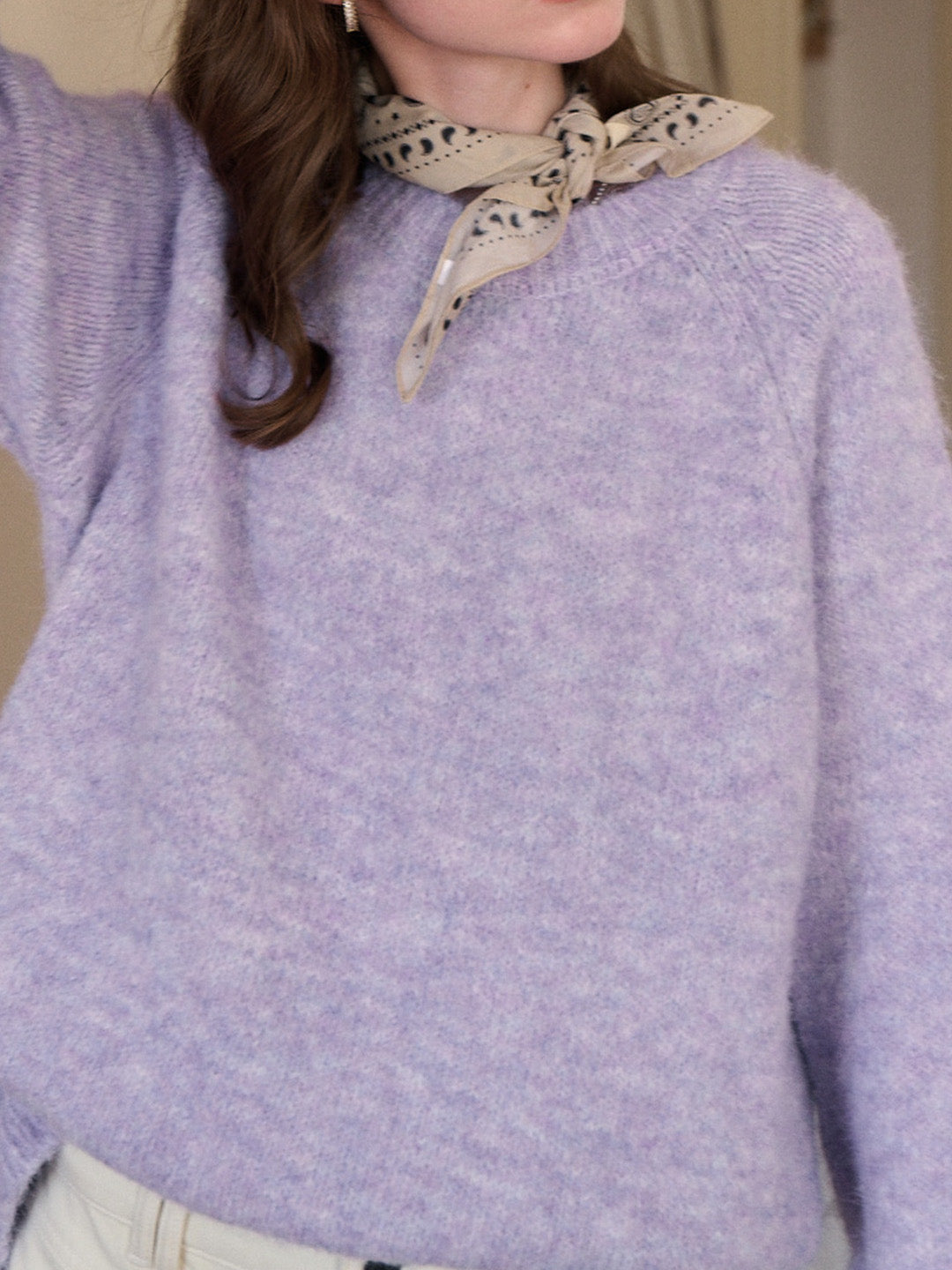 Paulina Round Neck Wool Sweater