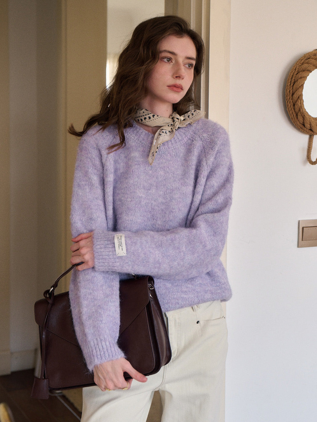 Paulina Round Neck Wool Sweater