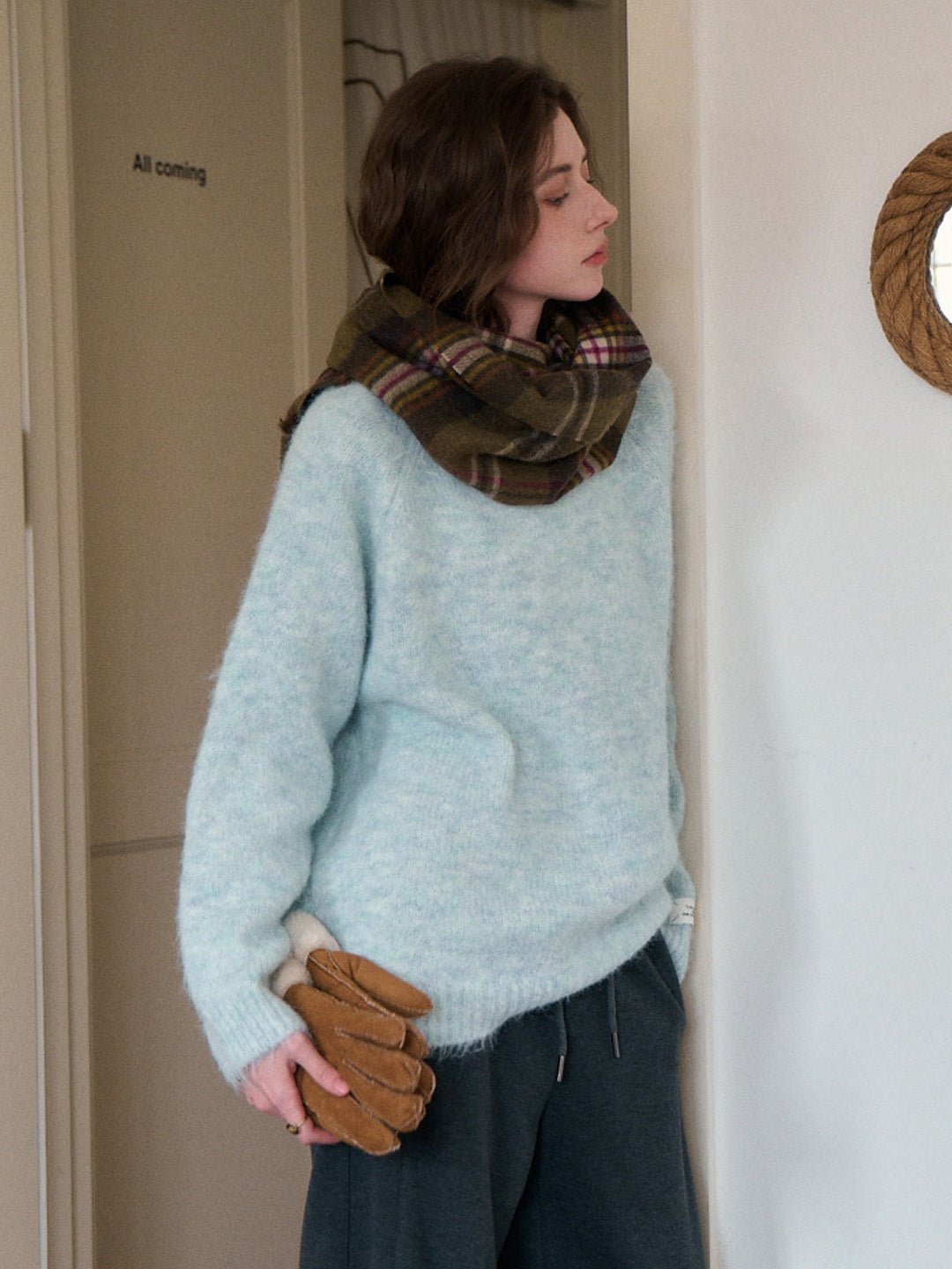 Paulina Round Neck Wool Sweater