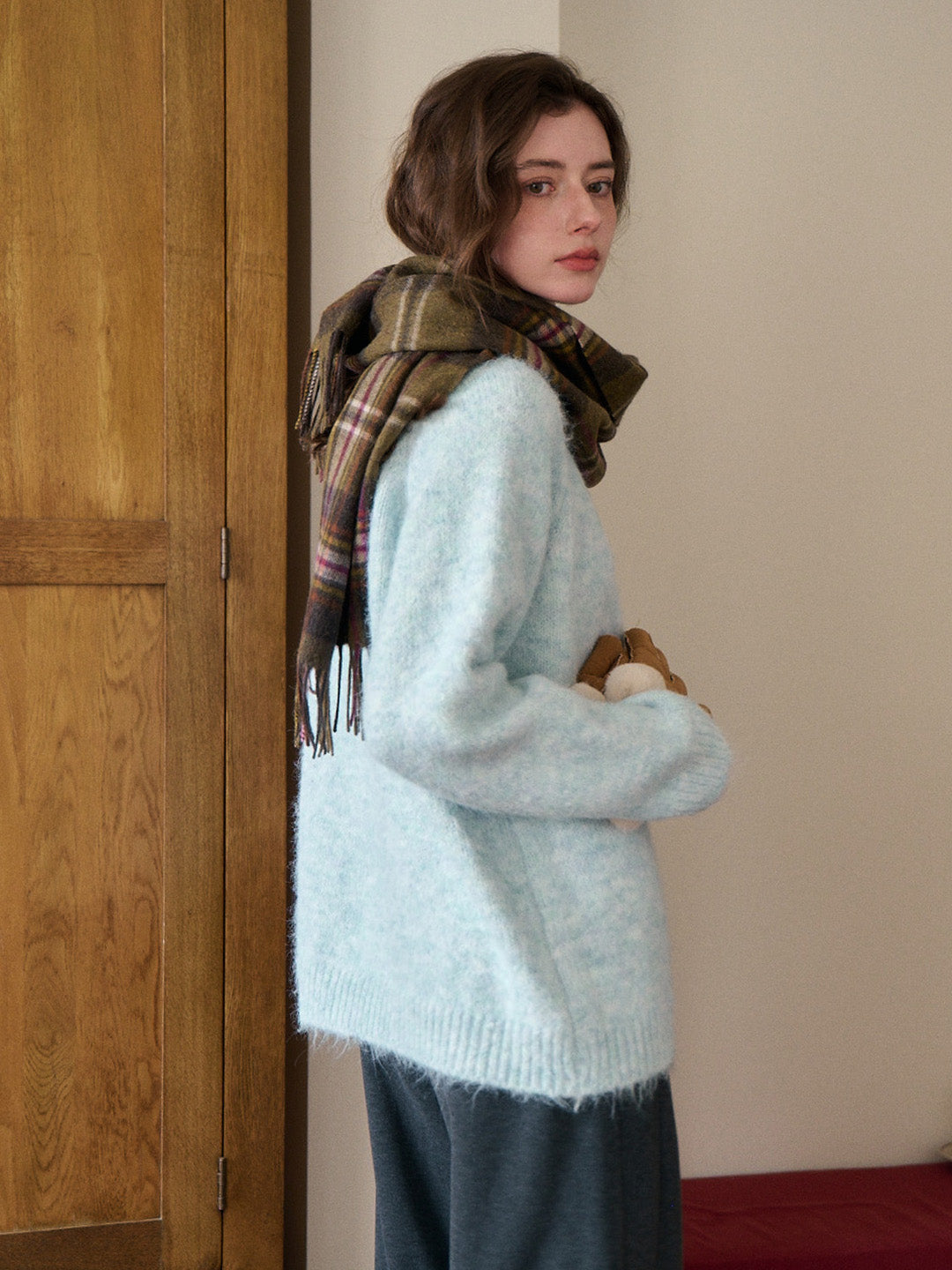 Paulina Round Neck Wool Sweater