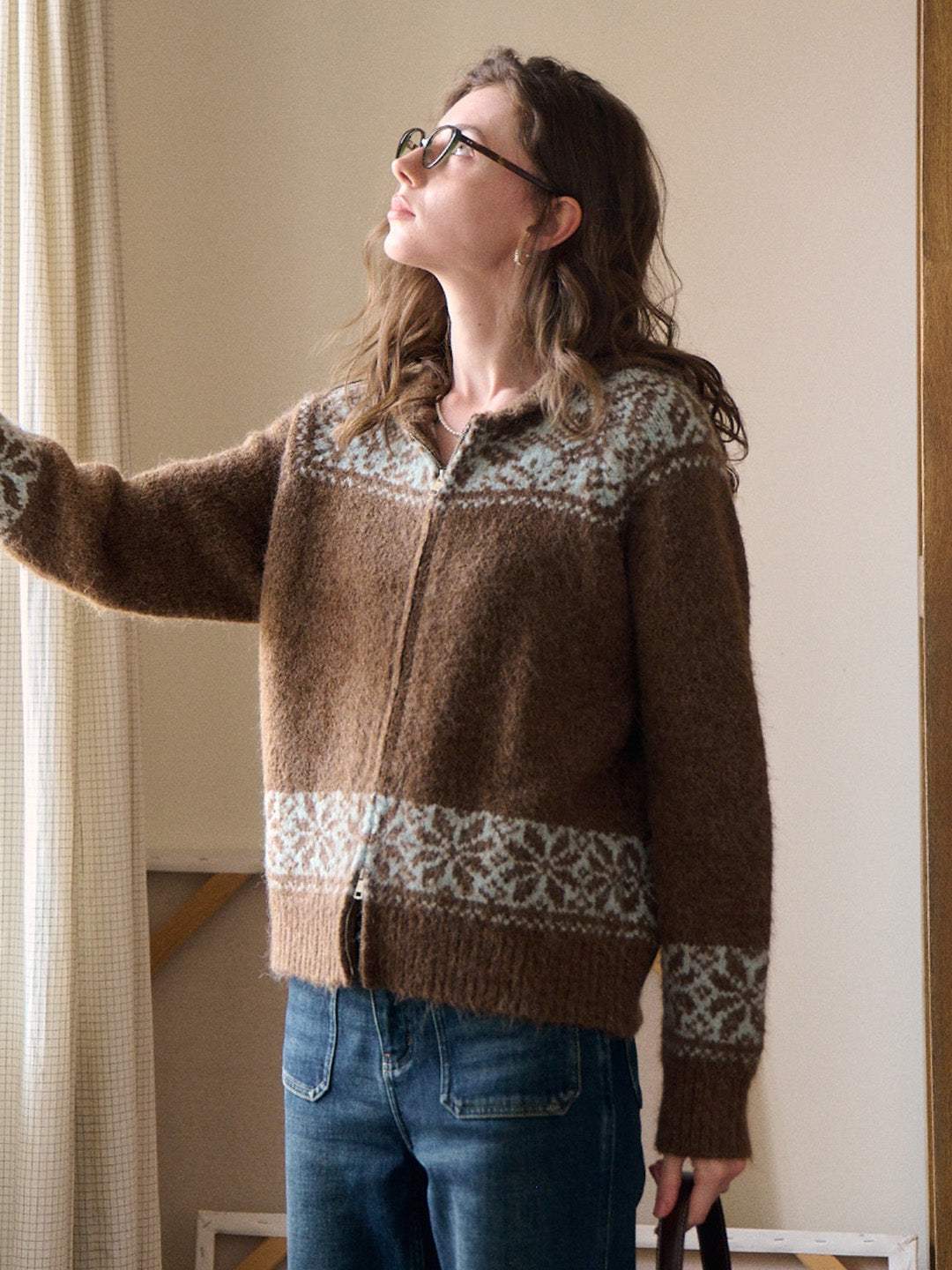 Novalee V-Neck Wool Cardigan