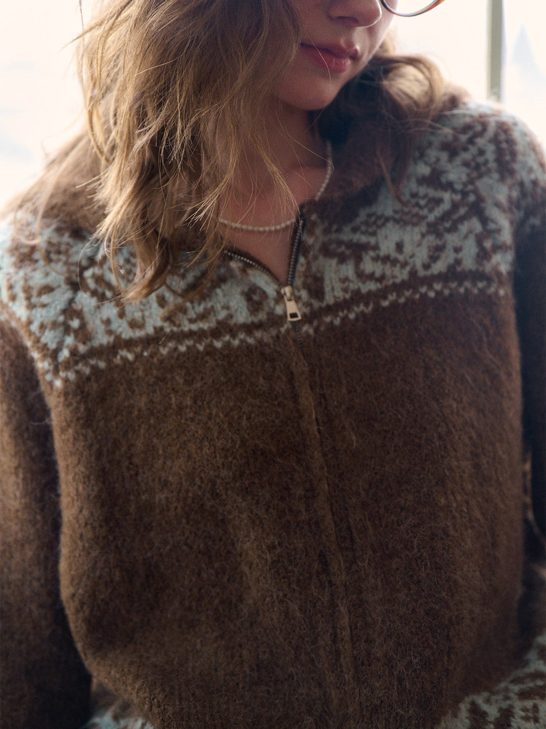 Novalee V-Neck Wool Cardigan