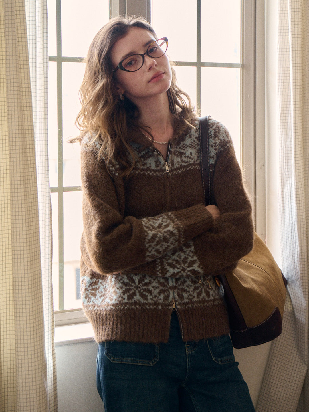 Novalee V-Neck Wool Cardigan