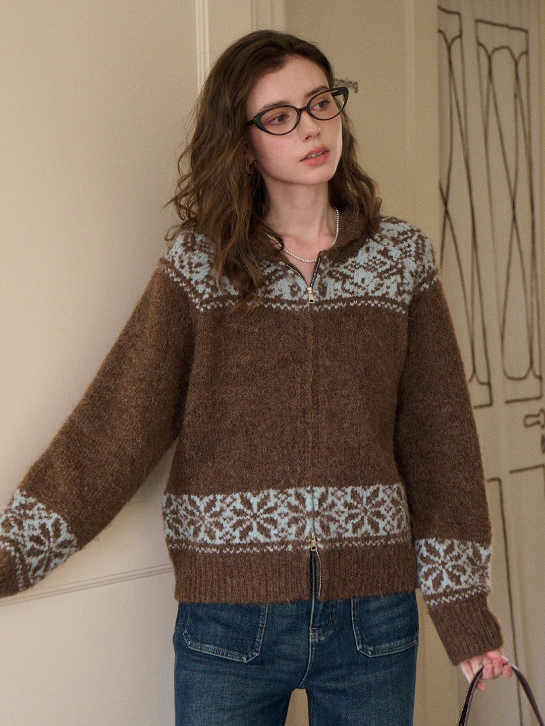 Novalee V-Neck Wool Cardigan