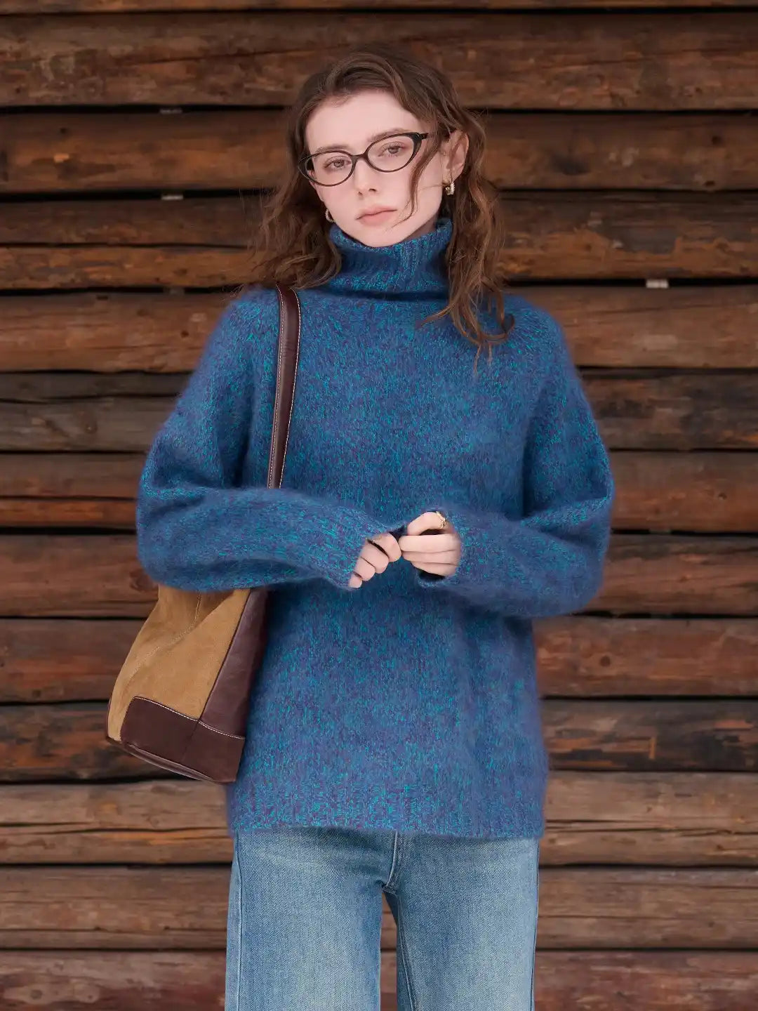 Zayla Turtleneck 100% Wool Sweater