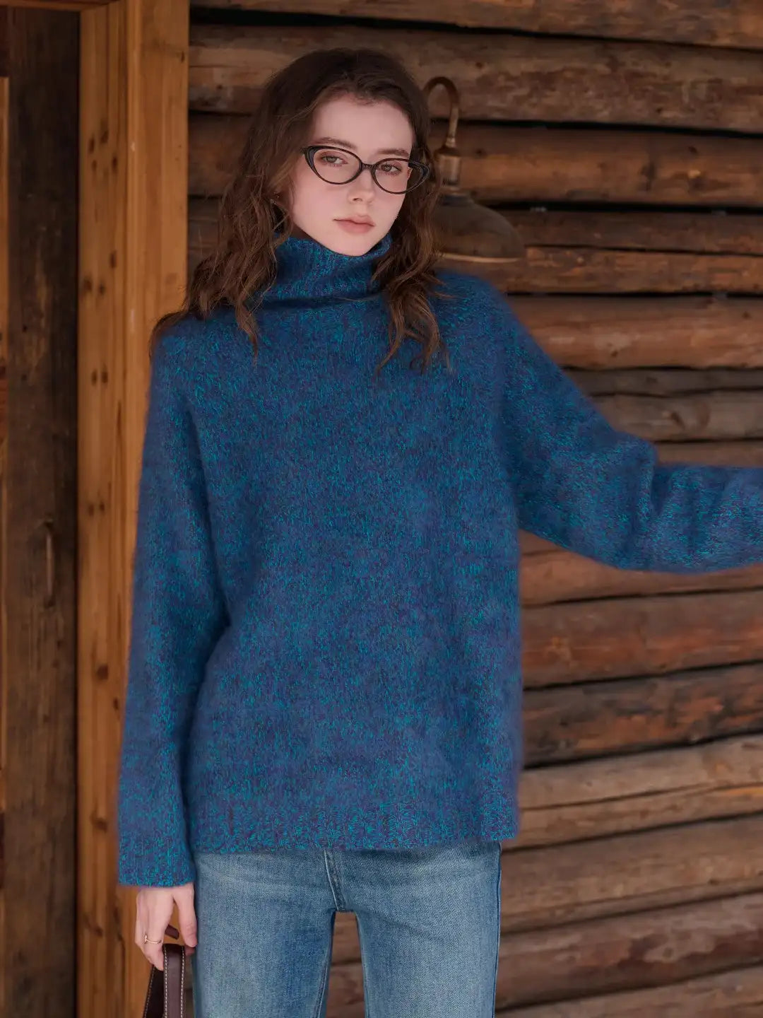 Zayla Turtleneck 100% Wool Sweater