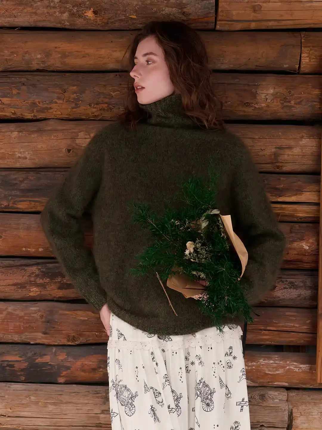 Zayla Turtleneck 100% Wool Sweater