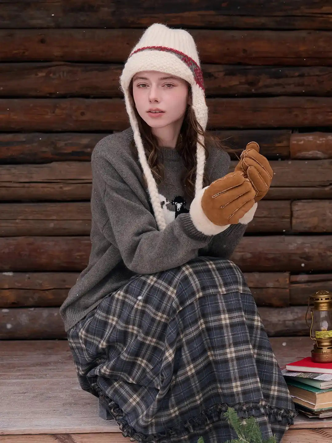 Alexia Round Neck 100% Wool Sweater