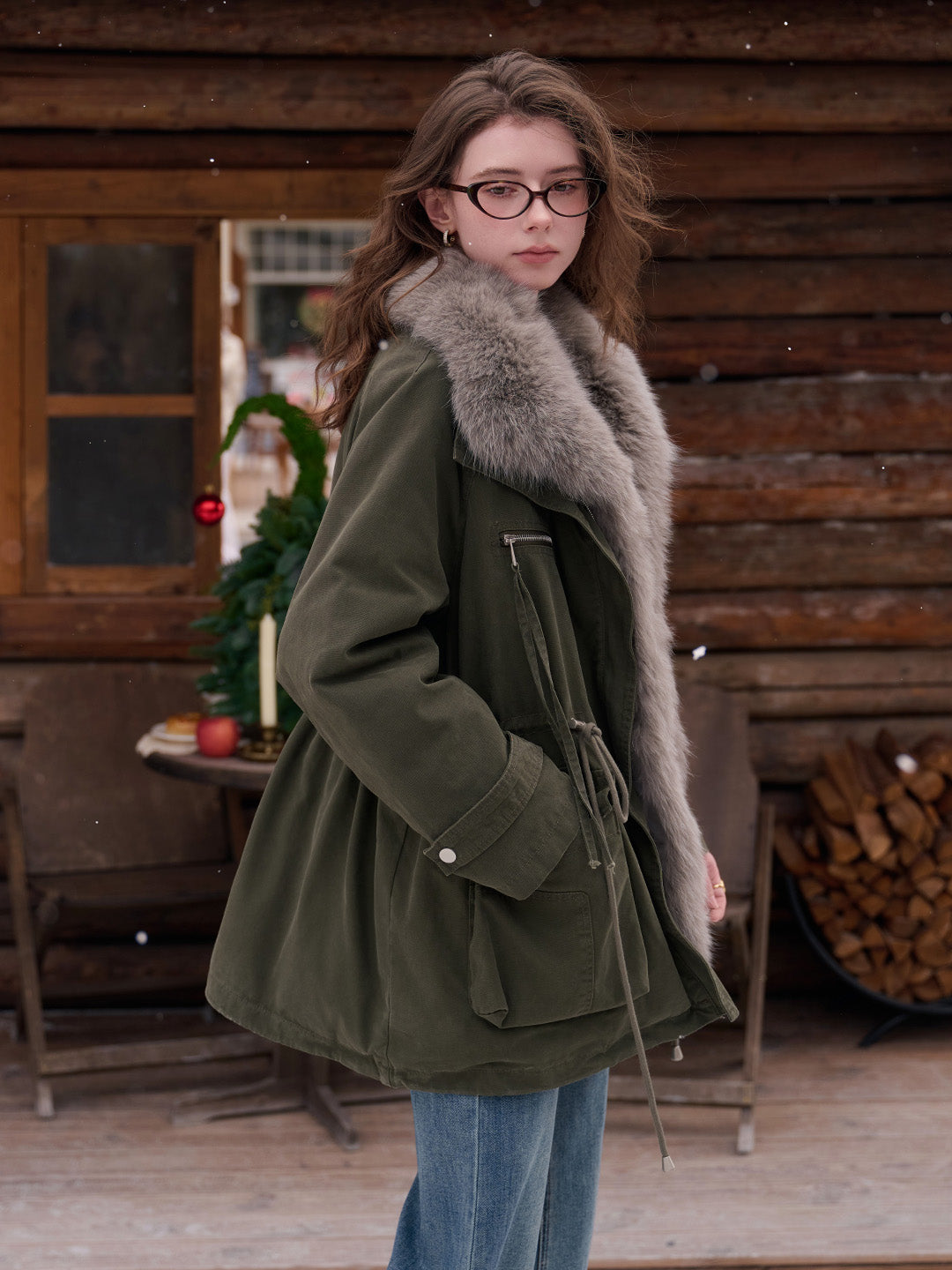 Kaiya Shearling Down Jacket